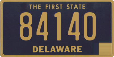 DE license plate 84140