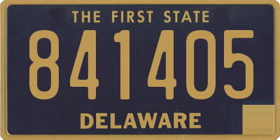DE license plate 841405