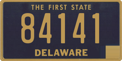 DE license plate 84141