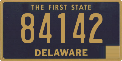 DE license plate 84142