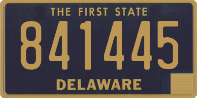 DE license plate 841445