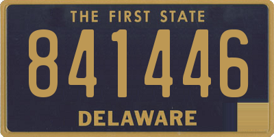 DE license plate 841446