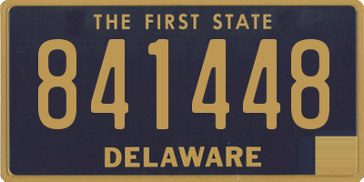 DE license plate 841448