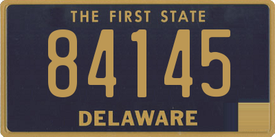 DE license plate 84145