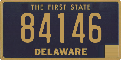 DE license plate 84146