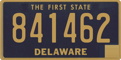 DE license plate 841462