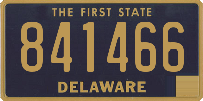 DE license plate 841466
