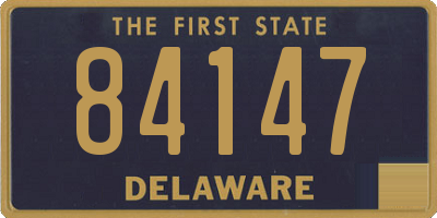 DE license plate 84147