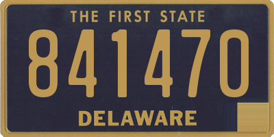 DE license plate 841470