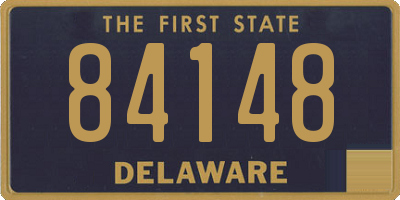 DE license plate 84148