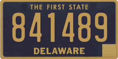 DE license plate 841489