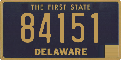 DE license plate 84151