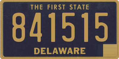 DE license plate 841515