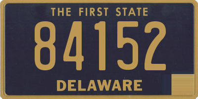 DE license plate 84152