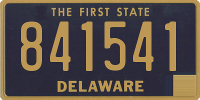 DE license plate 841541