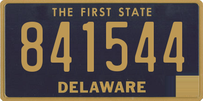 DE license plate 841544