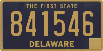 DE license plate 841546