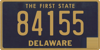 DE license plate 84155