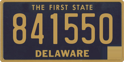 DE license plate 841550