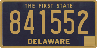 DE license plate 841552