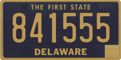 DE license plate 841555