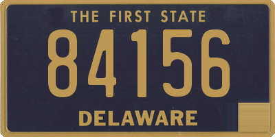 DE license plate 84156