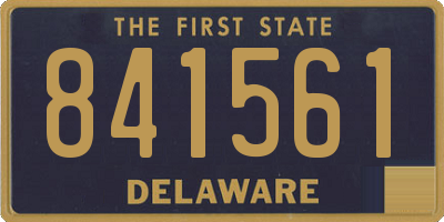 DE license plate 841561