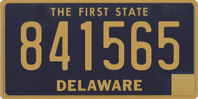 DE license plate 841565