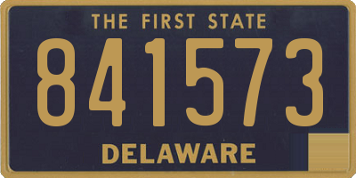 DE license plate 841573