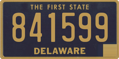 DE license plate 841599