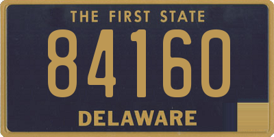 DE license plate 84160