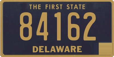 DE license plate 84162