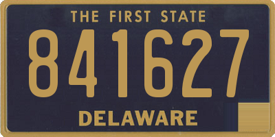 DE license plate 841627