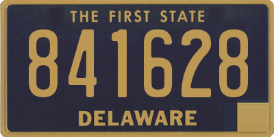 DE license plate 841628