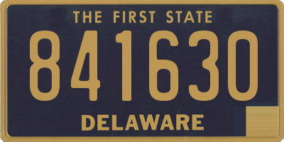 DE license plate 841630