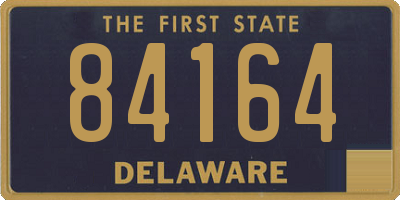 DE license plate 84164