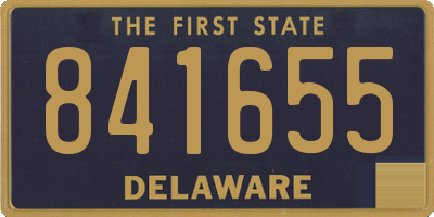 DE license plate 841655