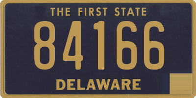 DE license plate 84166