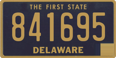 DE license plate 841695