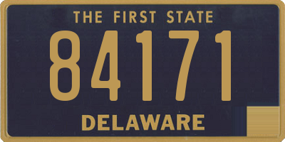 DE license plate 84171