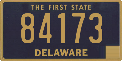 DE license plate 84173