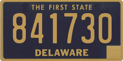 DE license plate 841730