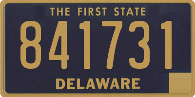 DE license plate 841731