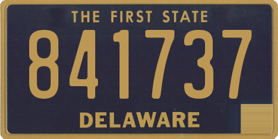 DE license plate 841737