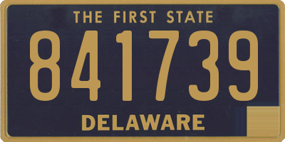 DE license plate 841739