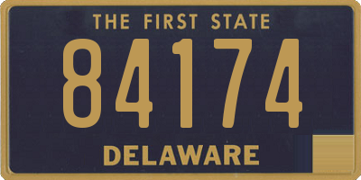 DE license plate 84174