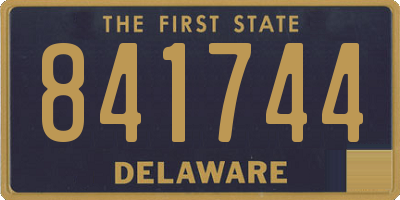 DE license plate 841744