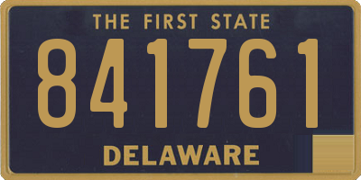 DE license plate 841761