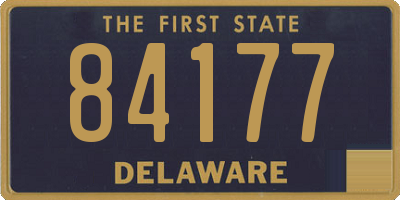DE license plate 84177