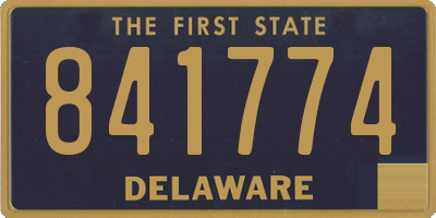 DE license plate 841774